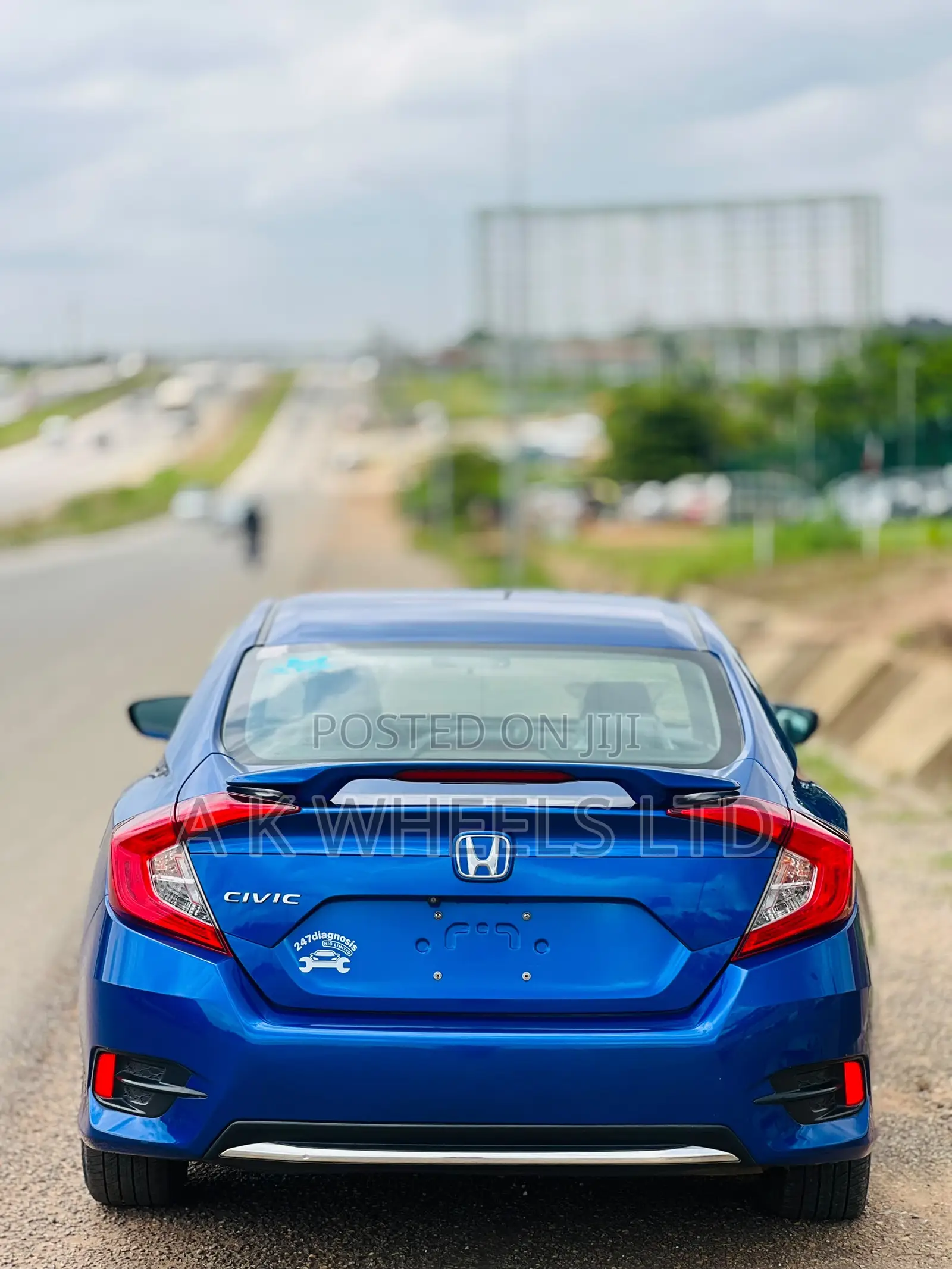 Honda Civic LX Sedan 2019 Blue