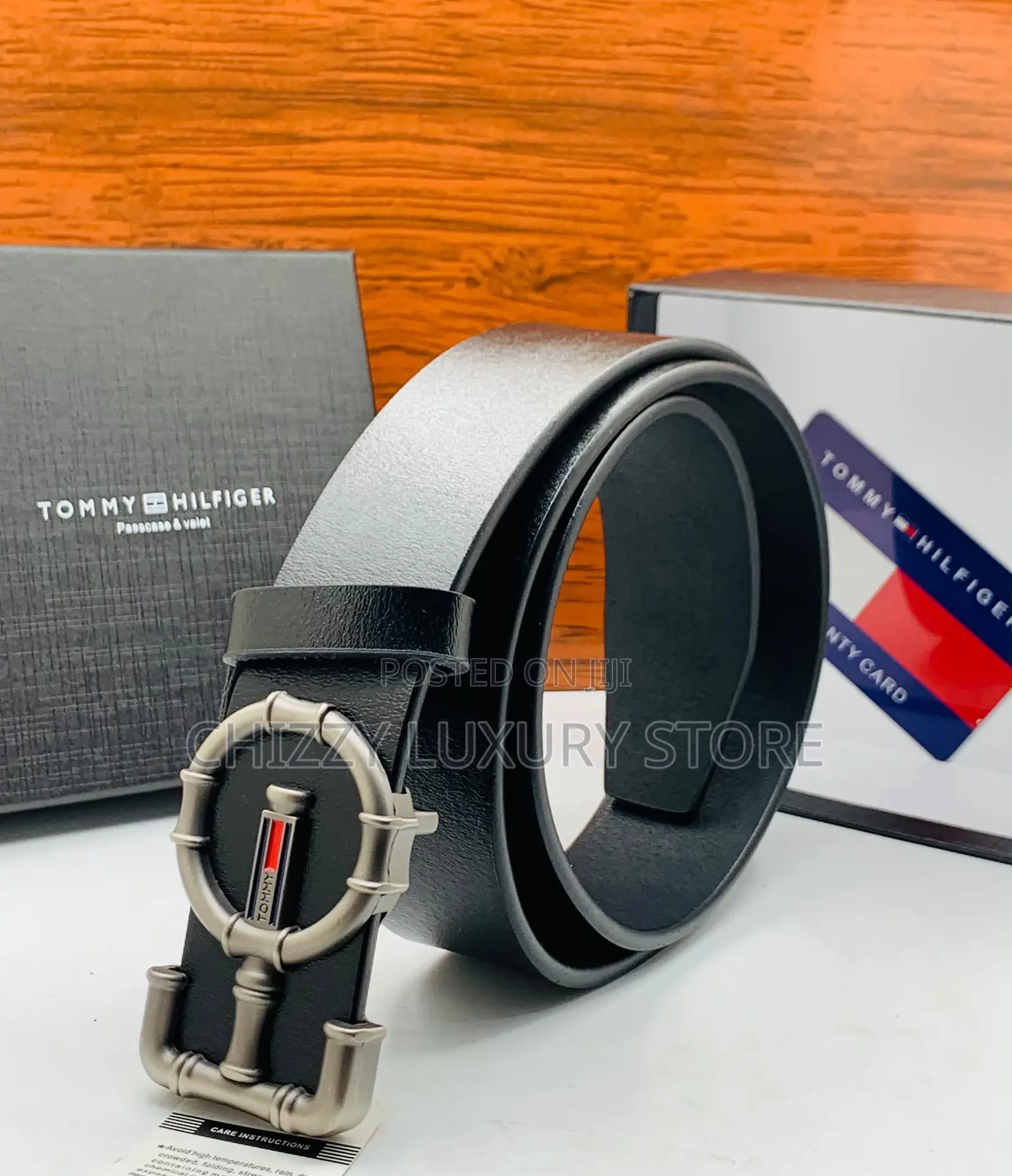 Tommy Hilfiger Quality Luxury Men Genuine Leather Belt