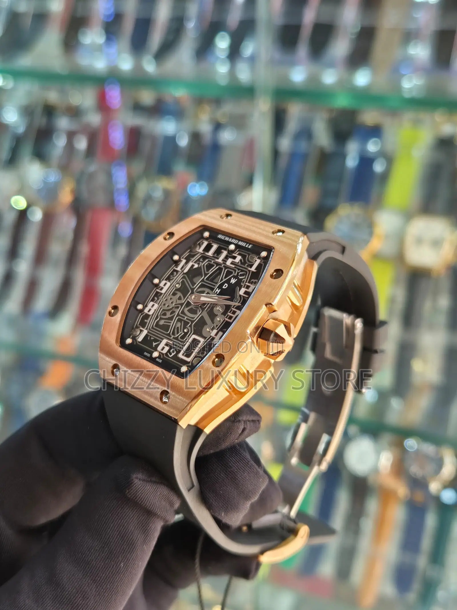 Richard Mille Quality Luxury Men Automatic Engine Wristwatch