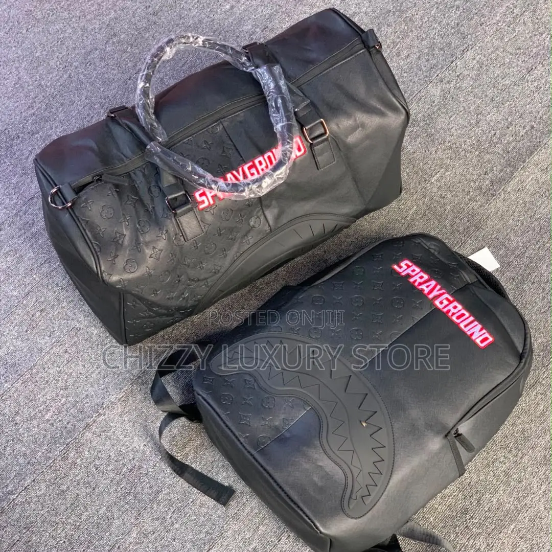 Sparyground Quality Luxury Men Genuine Leather Duffle/Backpack