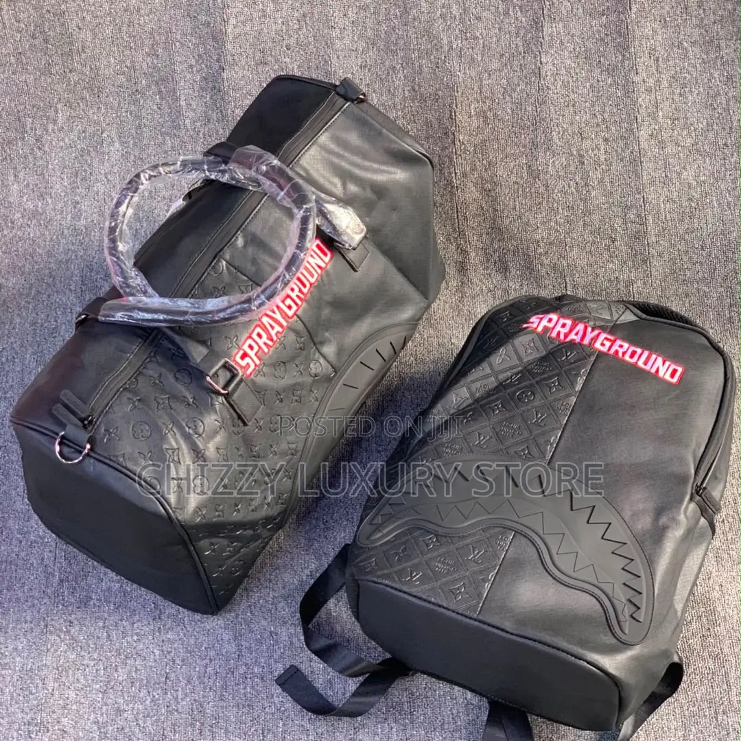 Sparyground Quality Luxury Men Genuine Leather Duffle/Backpack