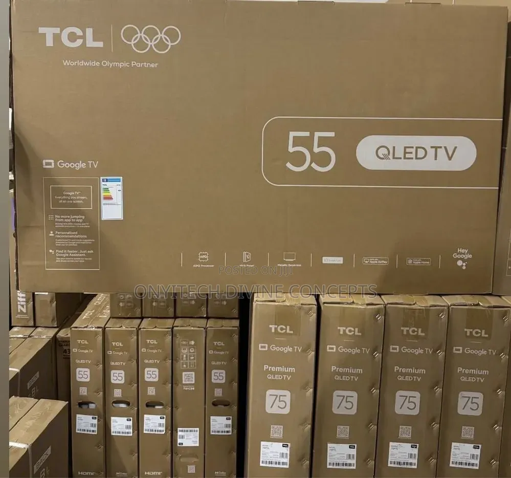 55" TCL Qled Google Smart TV With Stunning Picture Quality