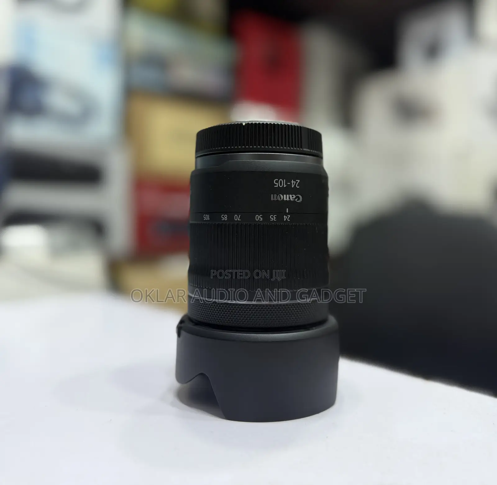 Canon Rf 24-105mm F4 STM Lens With Hood (Neatly Used)