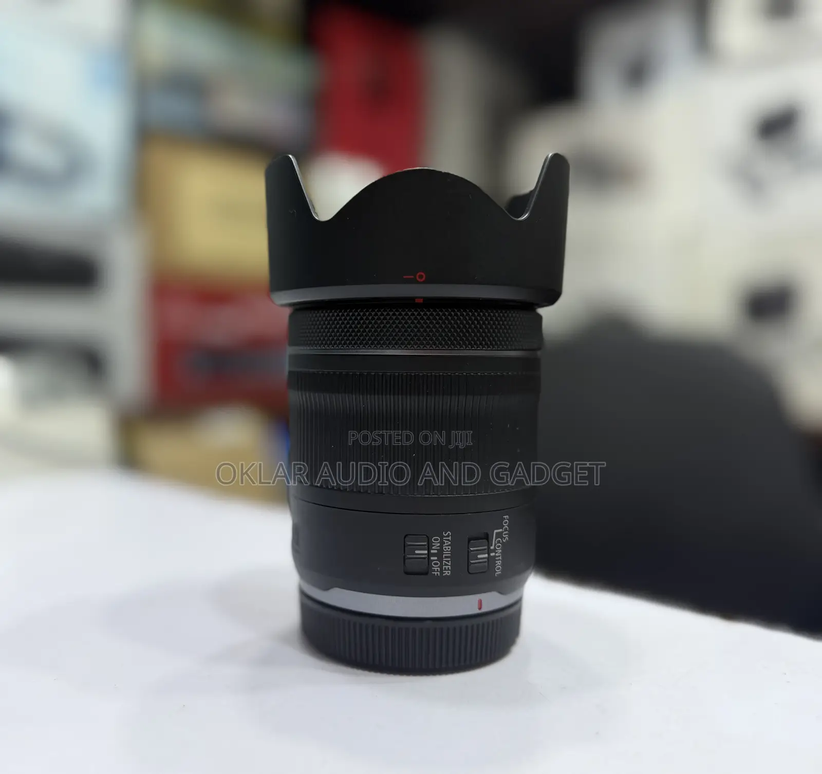 Canon Rf 24-105mm F4 STM Lens With Hood (Neatly Used)
