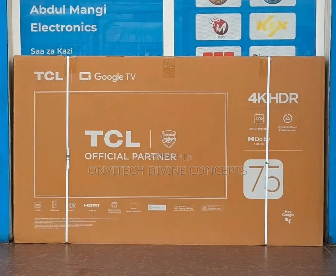 75" TCL Qled Google Smart TV With Stunning Picture Quality