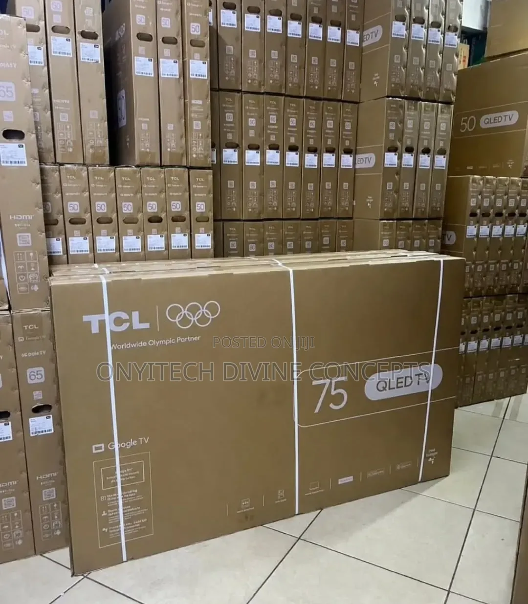75" TCL Qled Google Smart TV With Stunning Picture Quality
