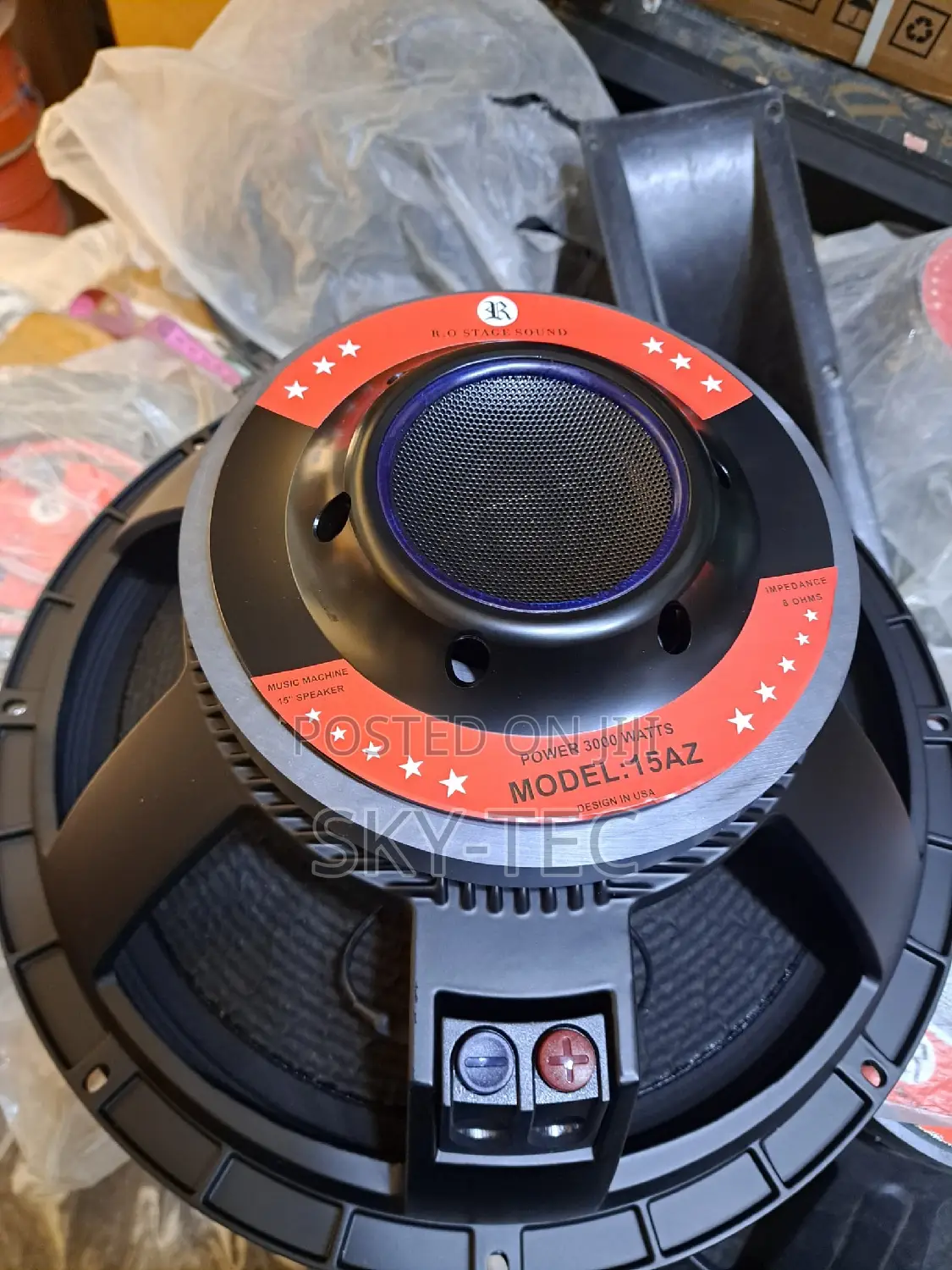 Original Ro Stage Sound 15inches 3000w Double Big Magnet 100voice Coil
