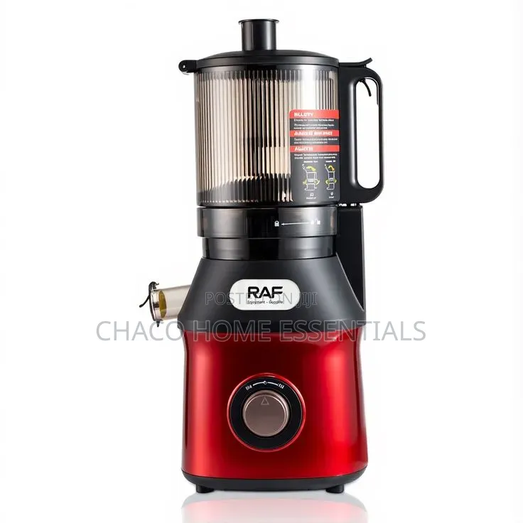 RAF 1.7L Slow Juicer – 300W Cold Press Juice Extractor