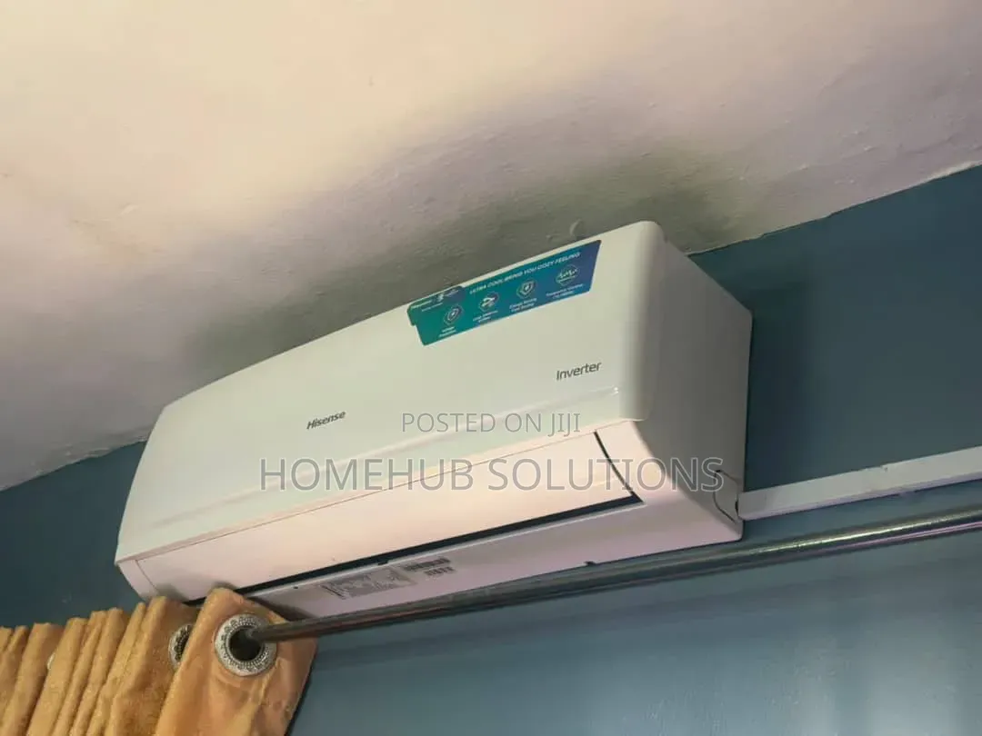 Clean 1.5hp Hisense Inverter Air Conditioner With Kits