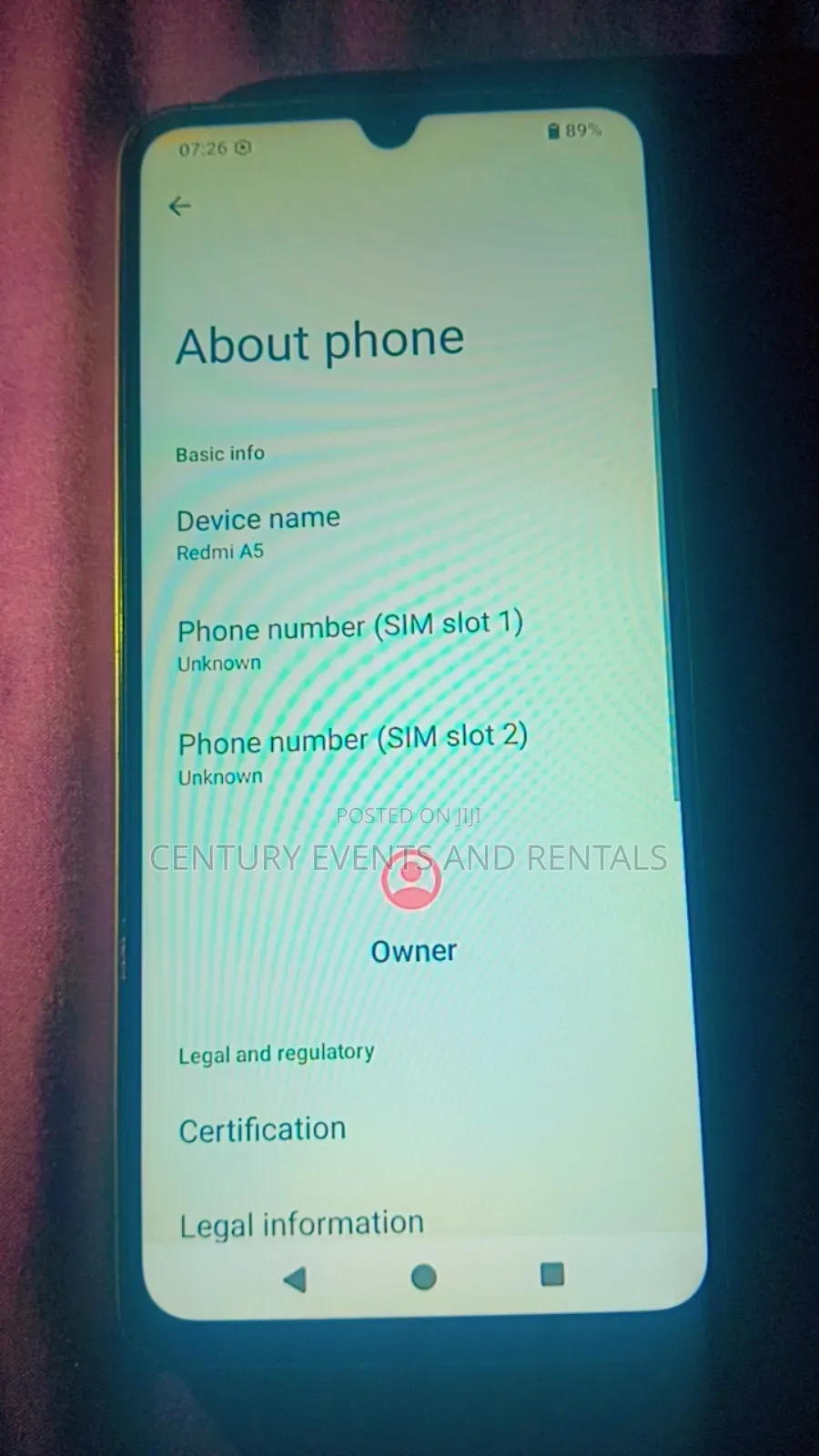 Xiaomi Redmi A5 4G 64 GB Gold
