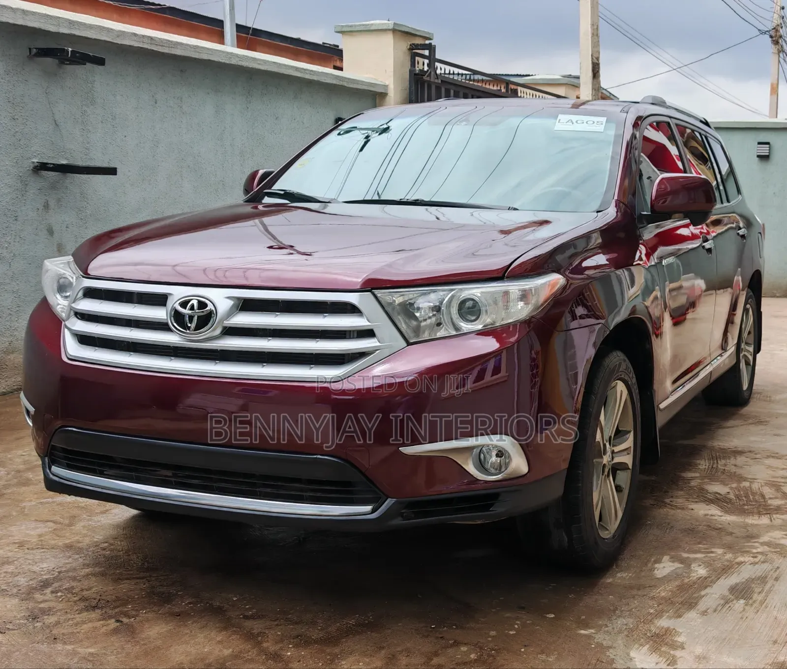 Toyota Highlander 2013 Red