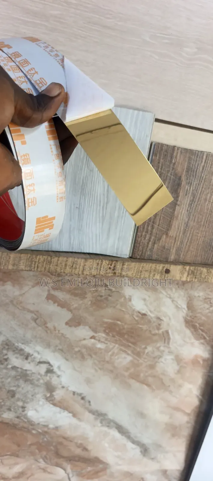 Aluminum Gold Tape Self Adhesive
