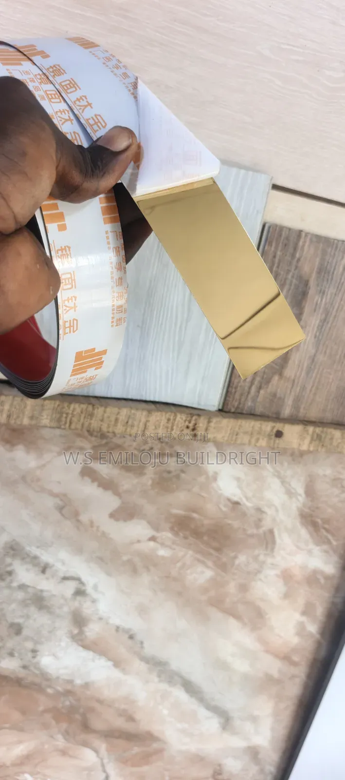 Aluminum Gold Tape Self Adhesive