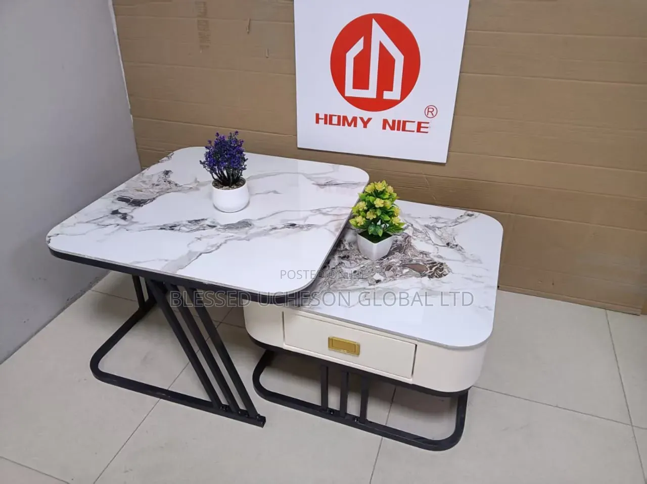 New Brand Modern Luxury Nesting Coffee Table Set