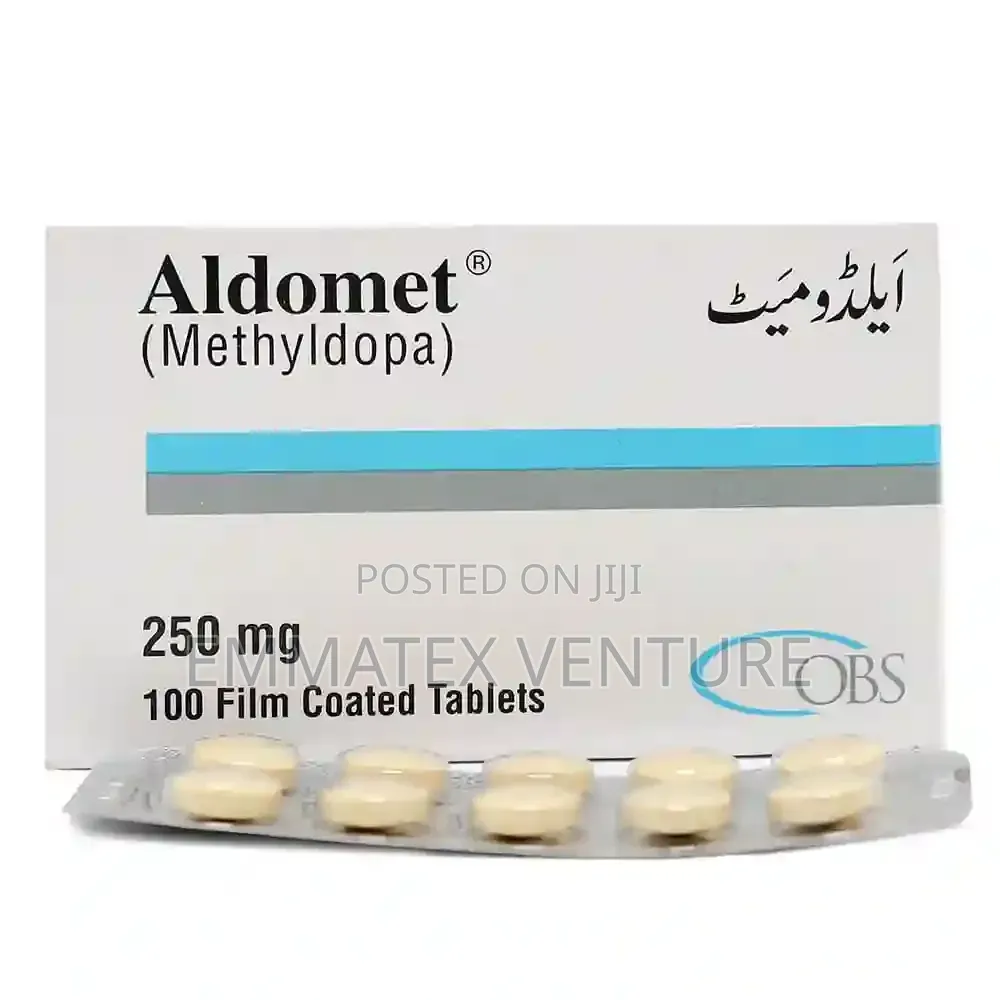 Aldomet 250mg Tablet (Methyldopa) X100