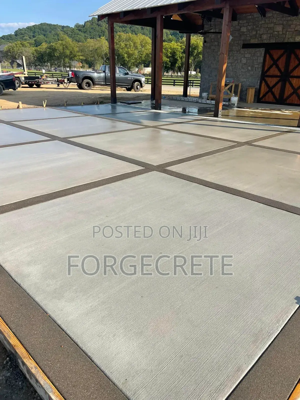 Modern Concrete Floor Patios
