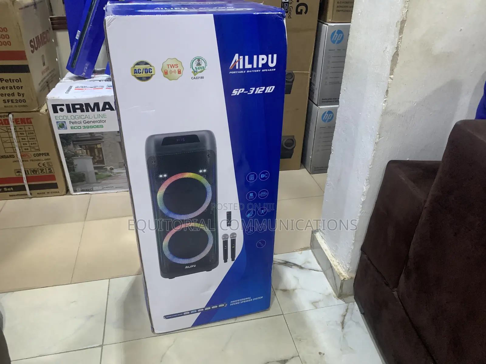 AILIPU SP-31210 LED Light Bluetooth Speaker