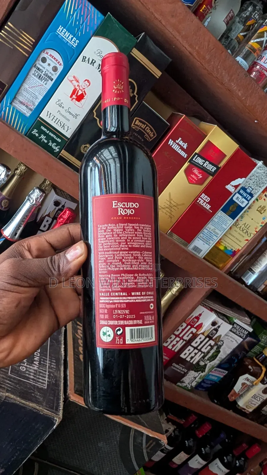 Escudo Rojo Red Wine Cartoon by ( 12 Bottles )