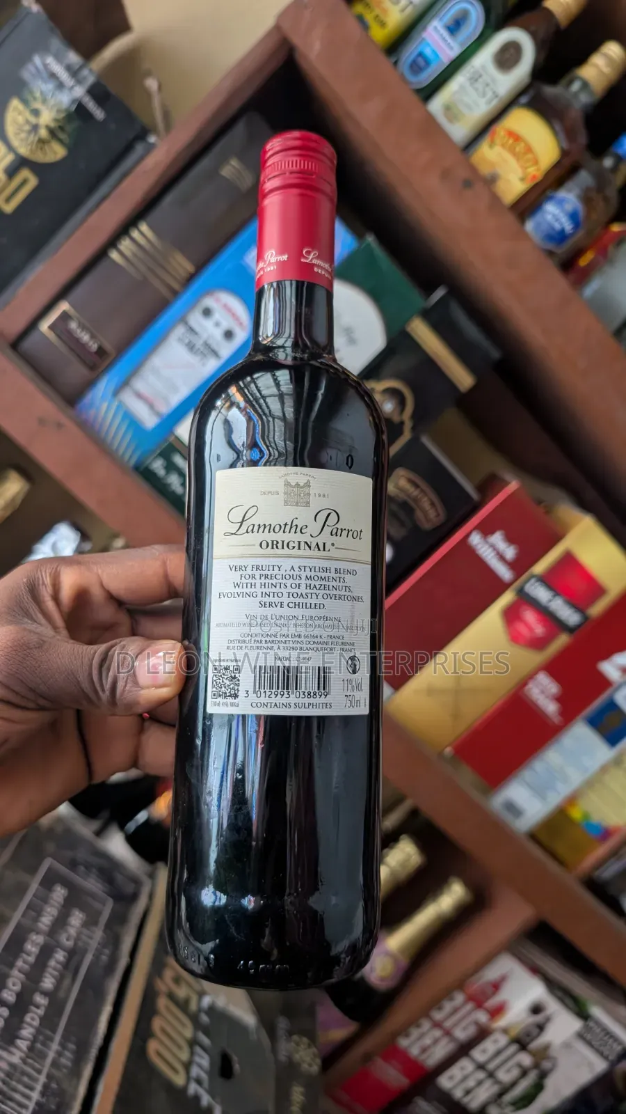 Lamothe Parrot Sweet Red Wine Cartoon by ( 12 Bottles )