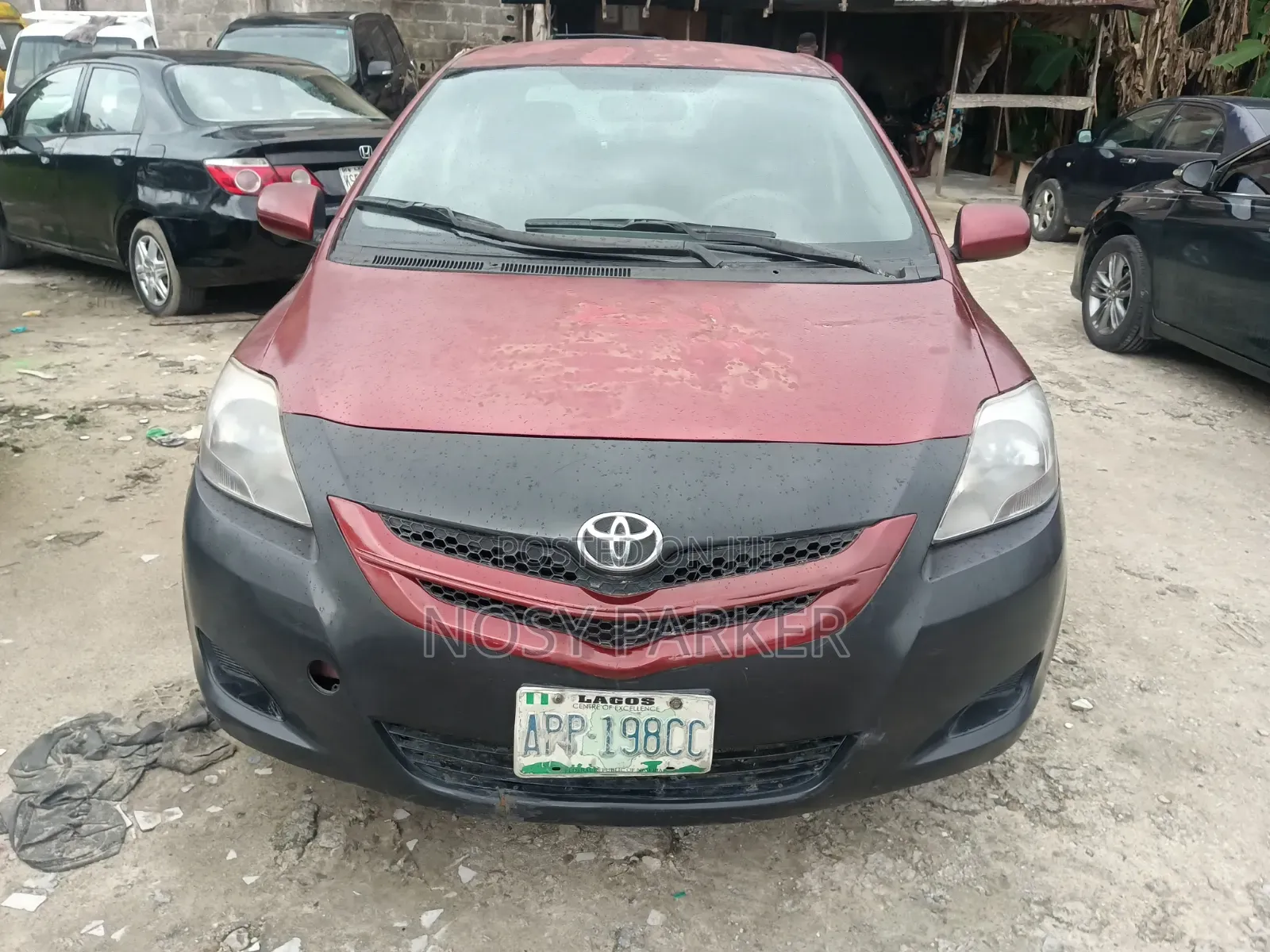 Toyota Yaris 2007 Red