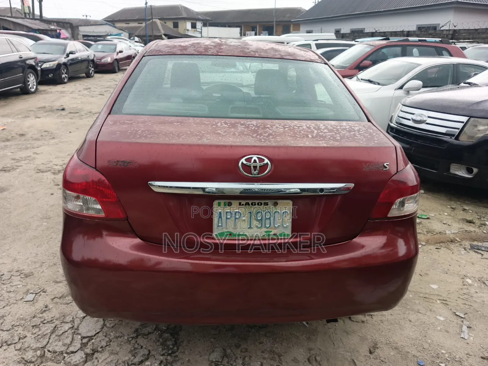 Toyota Yaris 2007 Red