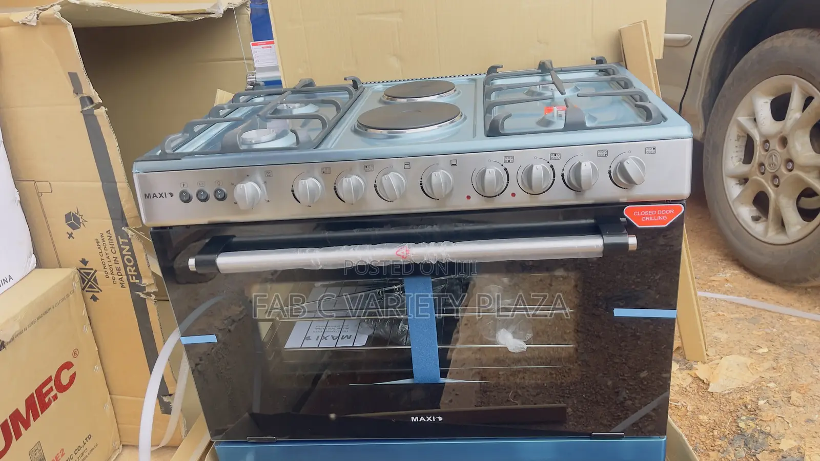 Nexus 4 + 2 Oven Gas Cooker (4 Gas, 2 Electric Cooker)