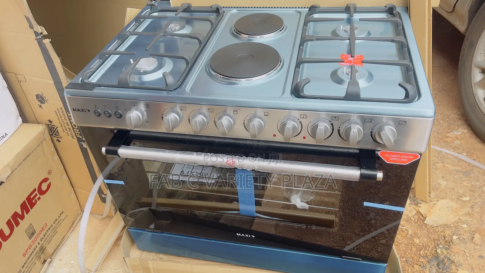 Nexus 4 + 2 Oven Gas Cooker (4 Gas, 2 Electric Cooker)