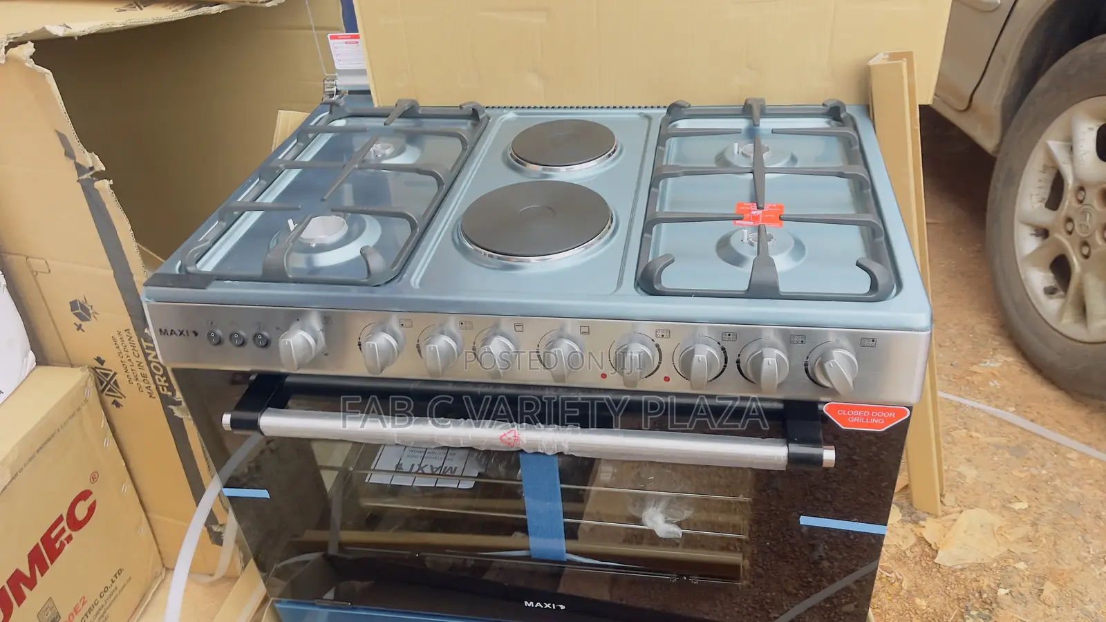 Nexus 4 + 2 Oven Gas Cooker (4 Gas, 2 Electric Cooker)