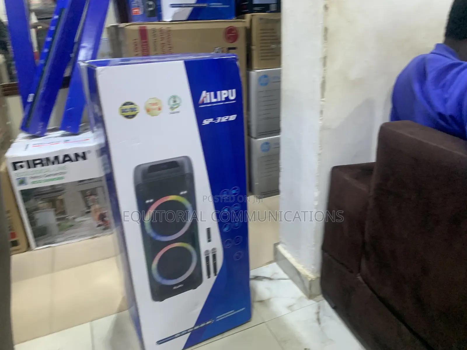 AILIPU SP-31210 Rechargeable 90000W Party Speaker