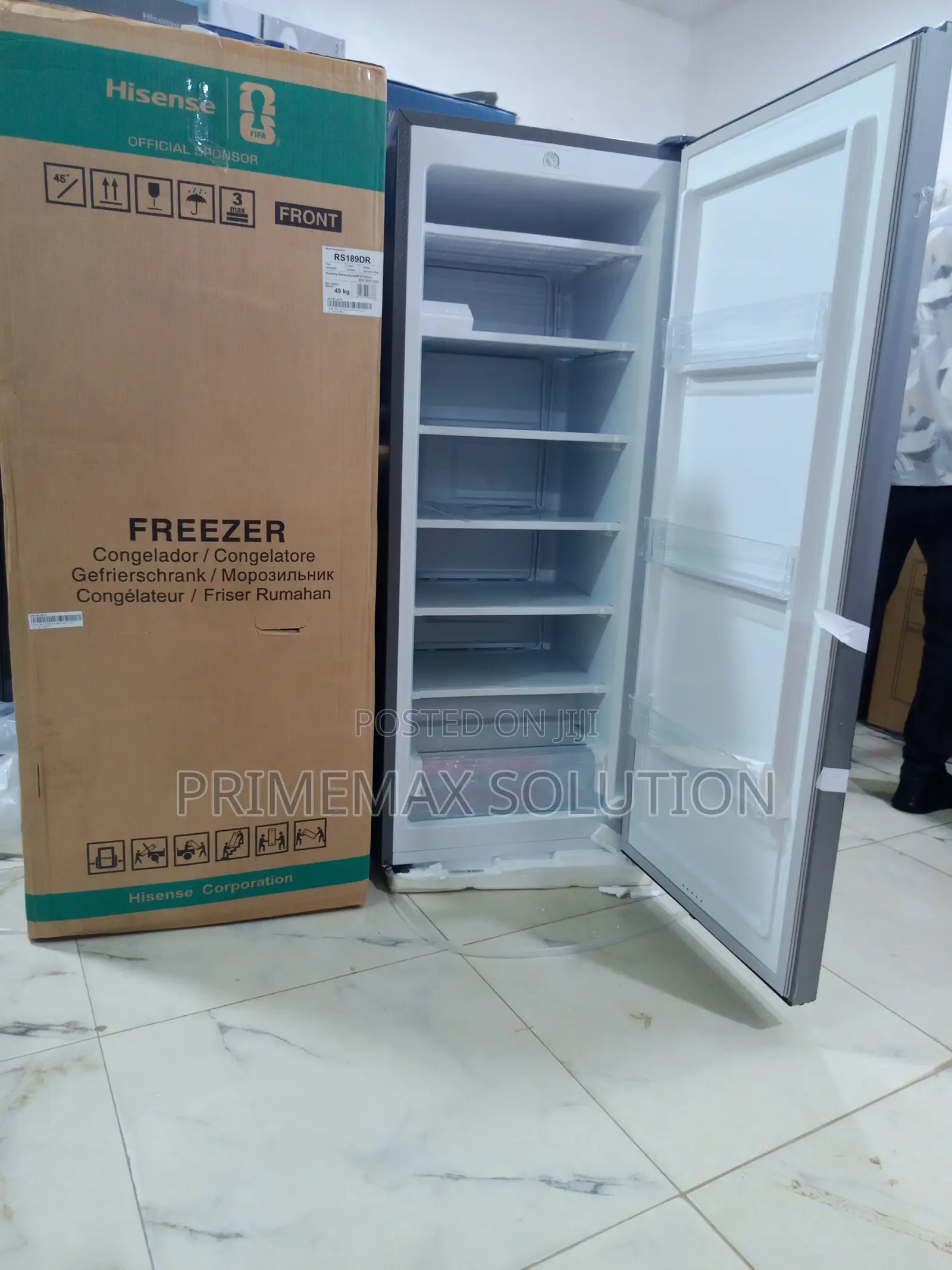 Compact Yet Mighty – Hisense RS189DR 190L Single-Door Upright Freezer