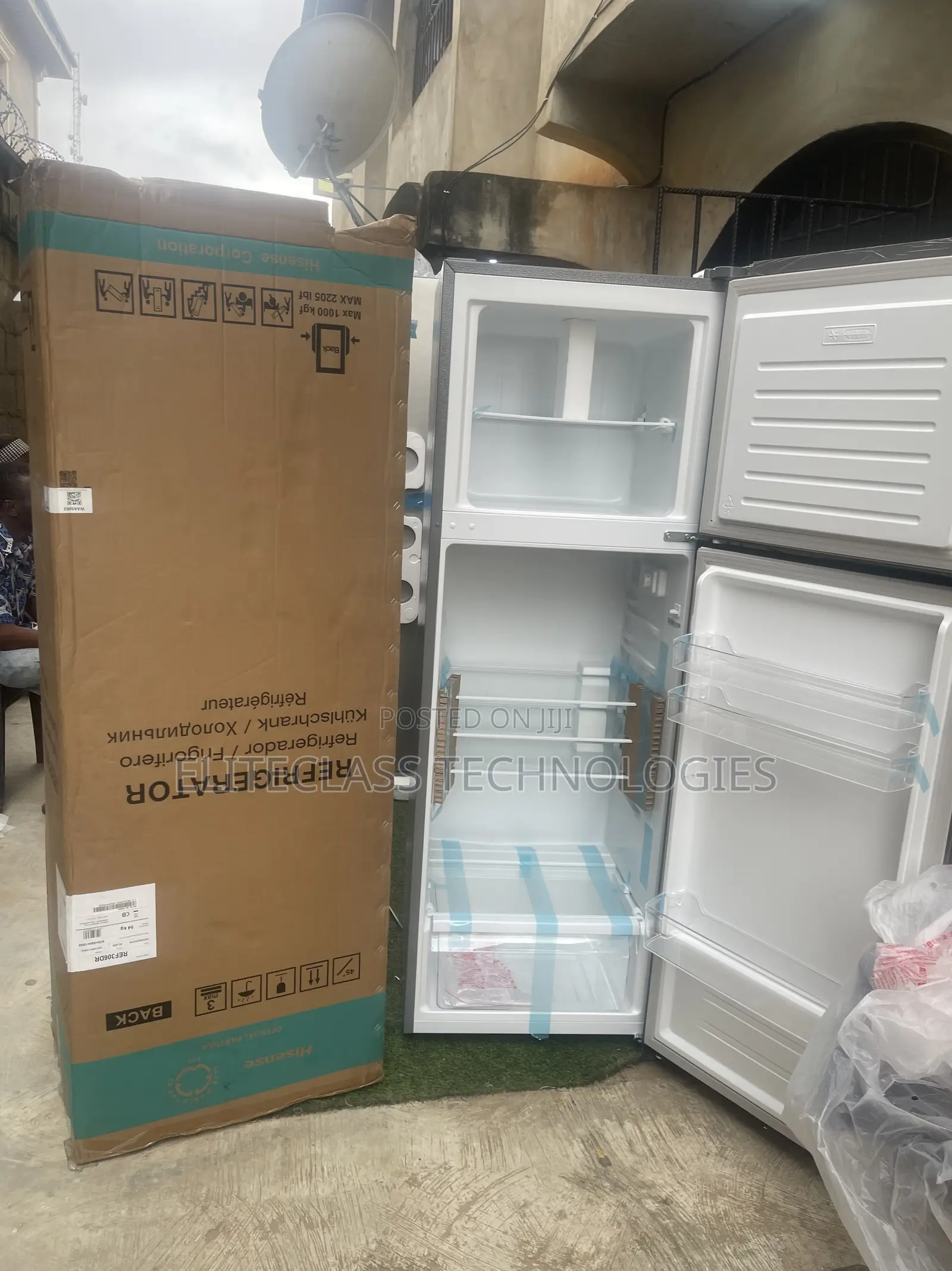 New Hisense 306L Household Refrigerator