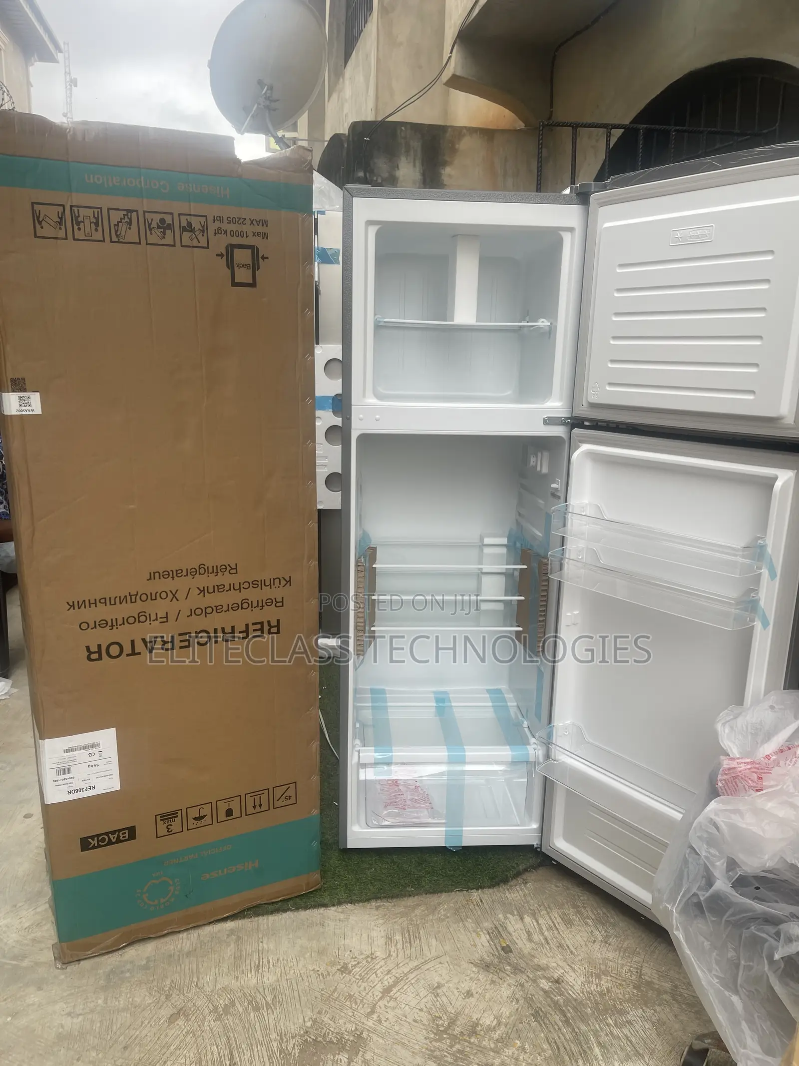 New Hisense 306L Household Refrigerator