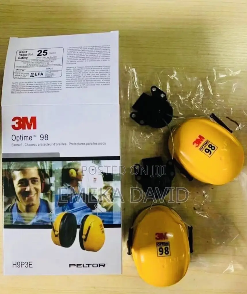 3M Peltor Optime 98 Earmuffs.