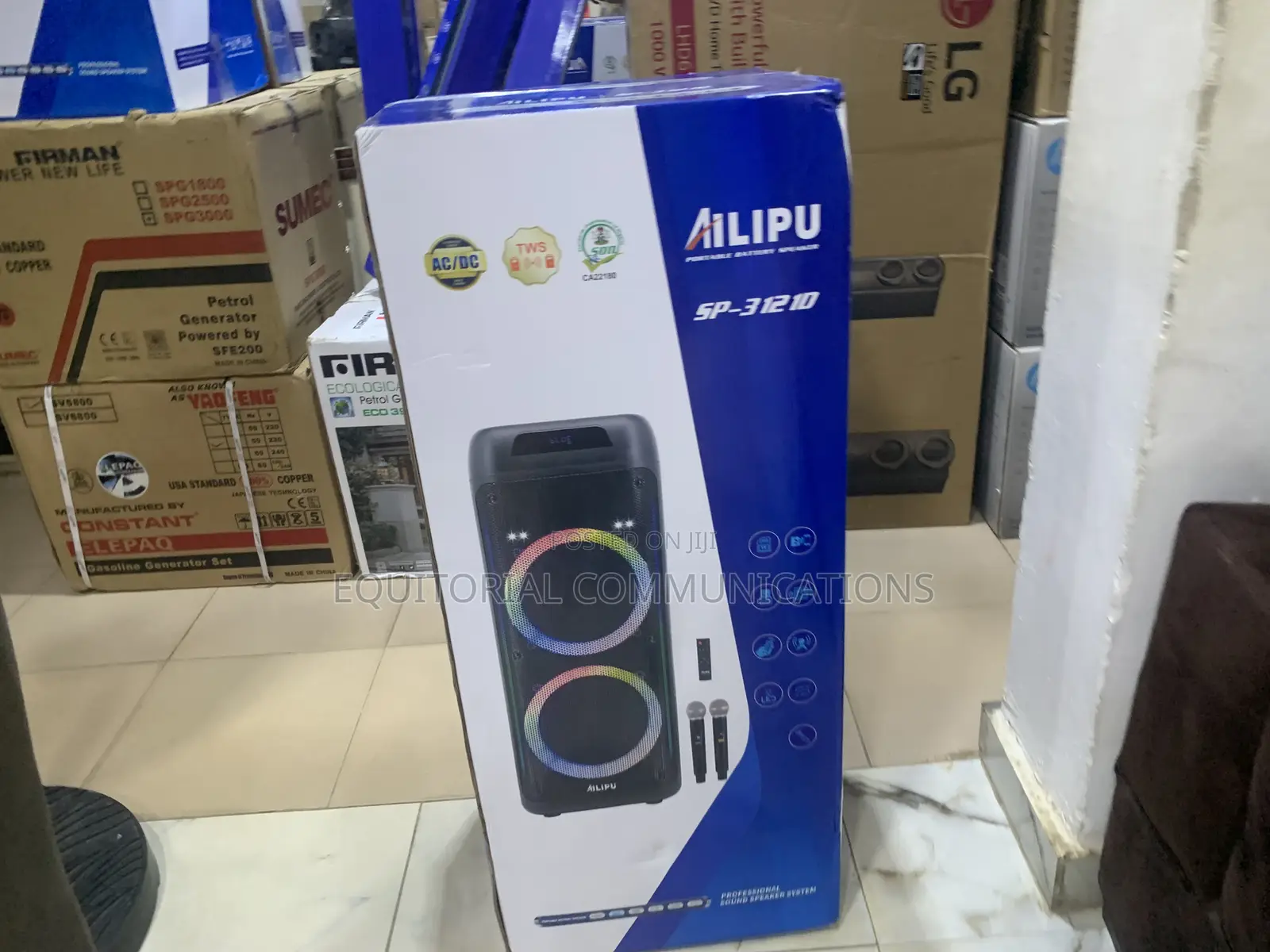 AILIPU SP-31210 Bluetooth Speaker With LED Effects