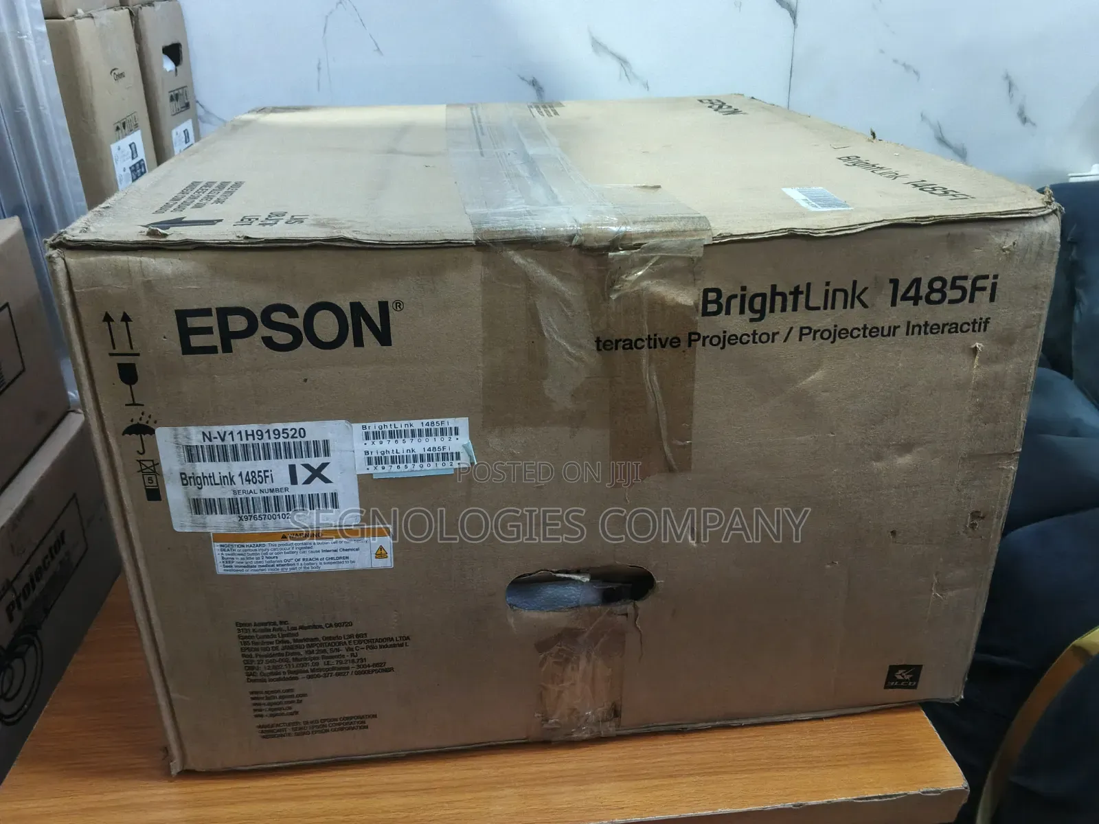 Epson BrightLink 1485Fi 5,000 Lumens Full HD InteractiveLaserProjector