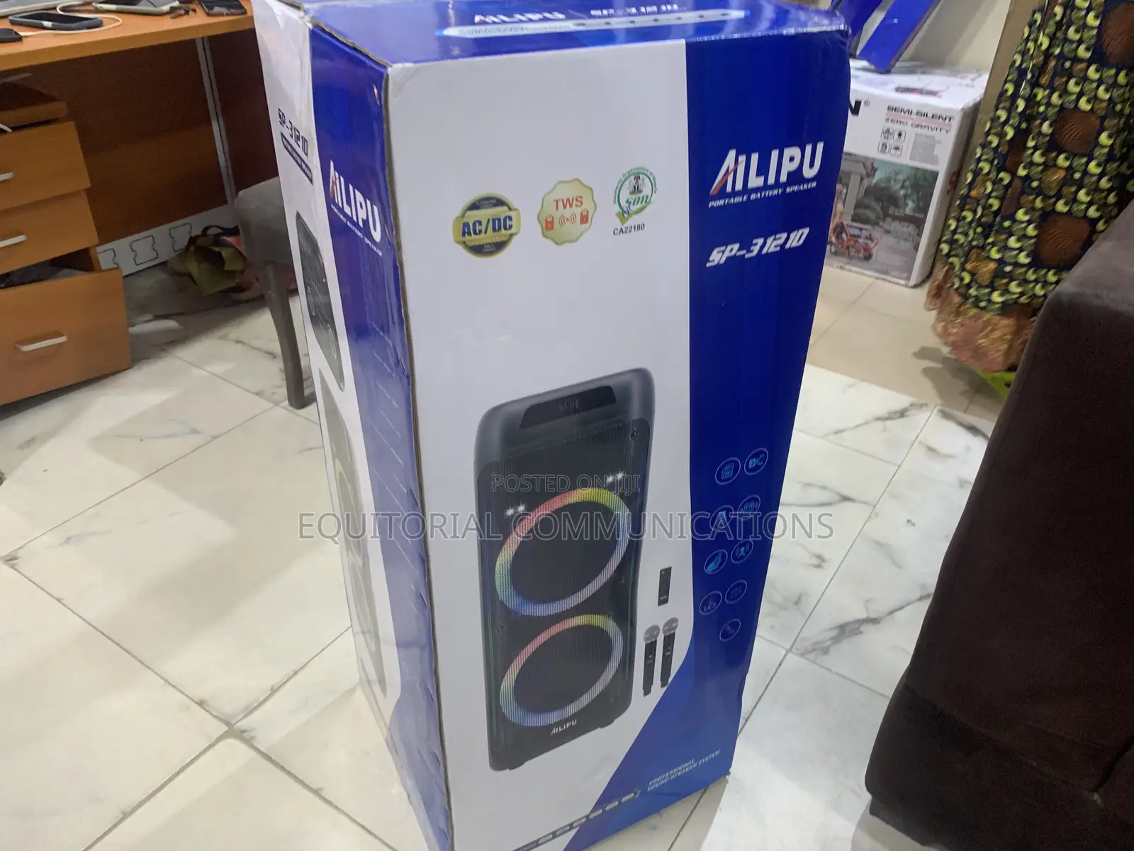 AILIPU SP-31210 Indoor and Outdoor Speaker