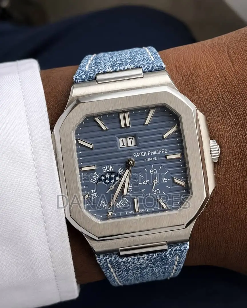 Denim Strapped Patek Philippe Watch. Special Design