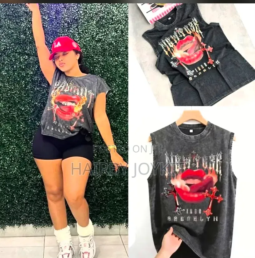 Graphic Sleeveless Top