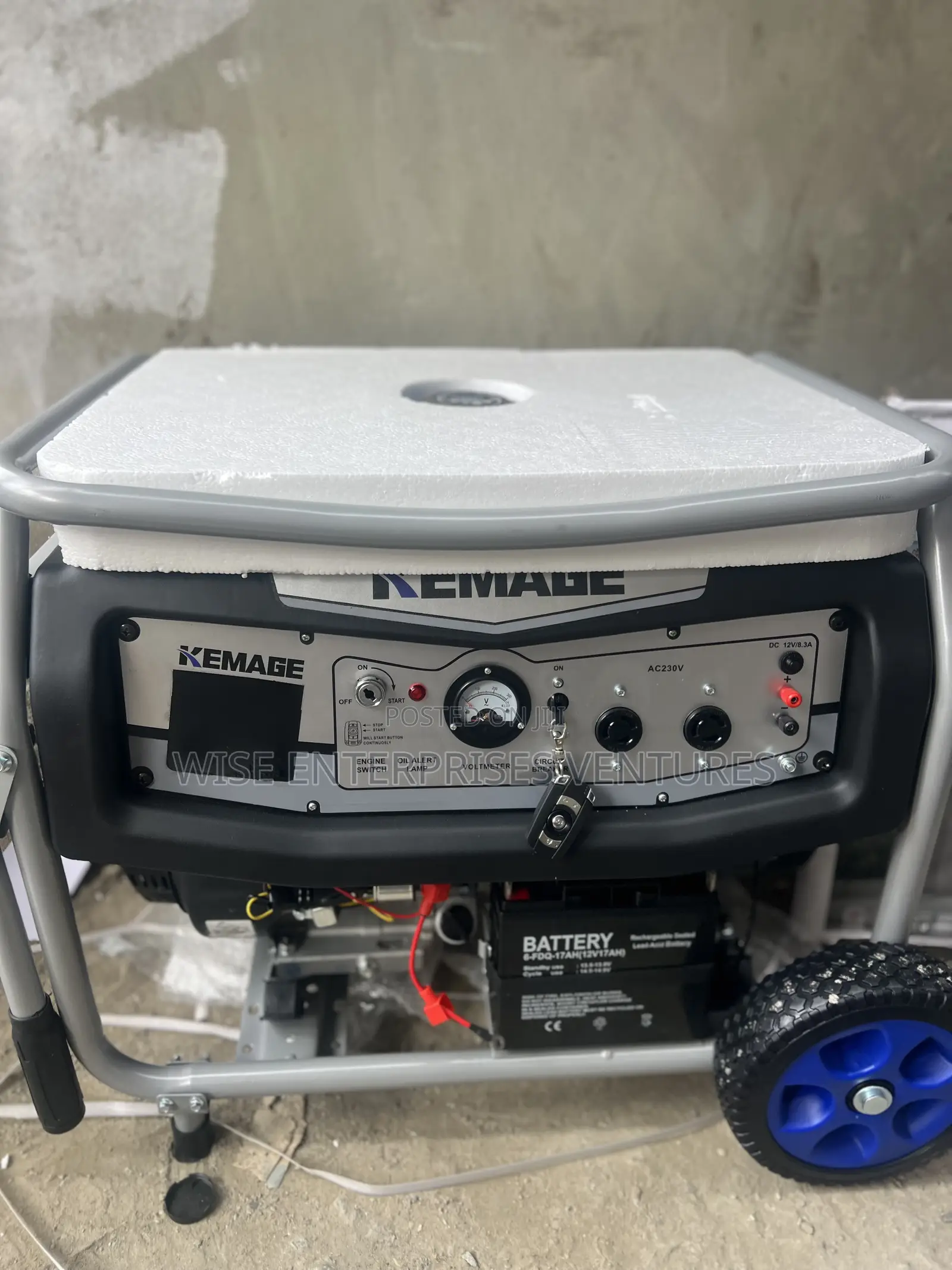 Kemage 11000E2R Generator 10kva Key Starter and Remote Control