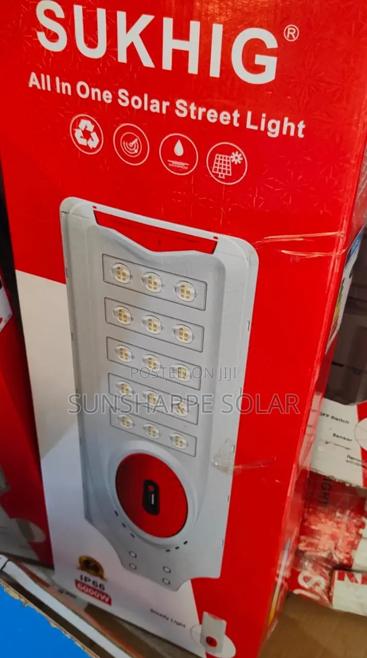 6000w Sukhig Solar Street Light