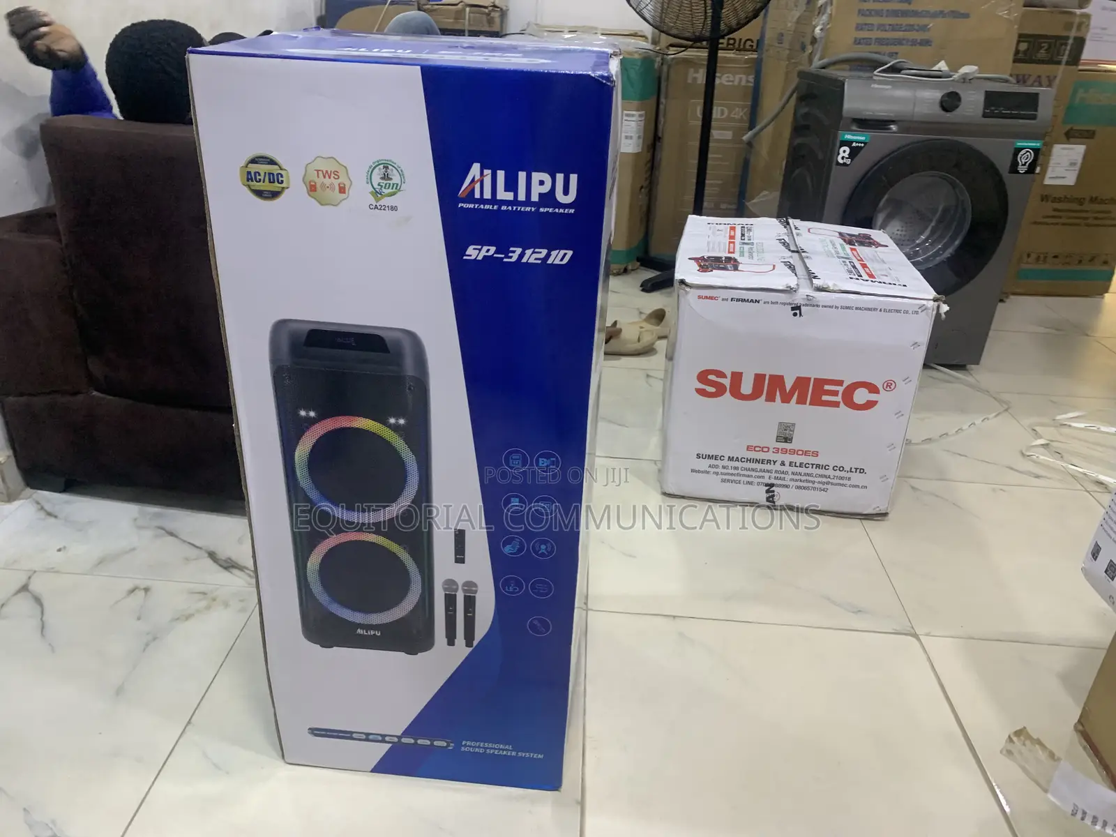 AILIPU SP-31210 Bluetooth Speaker With Long Battery Life
