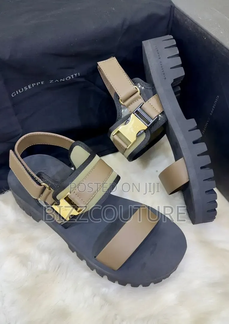 Original ZANOTTI MEN'S SANDALS 100% Authentic Guaranteed