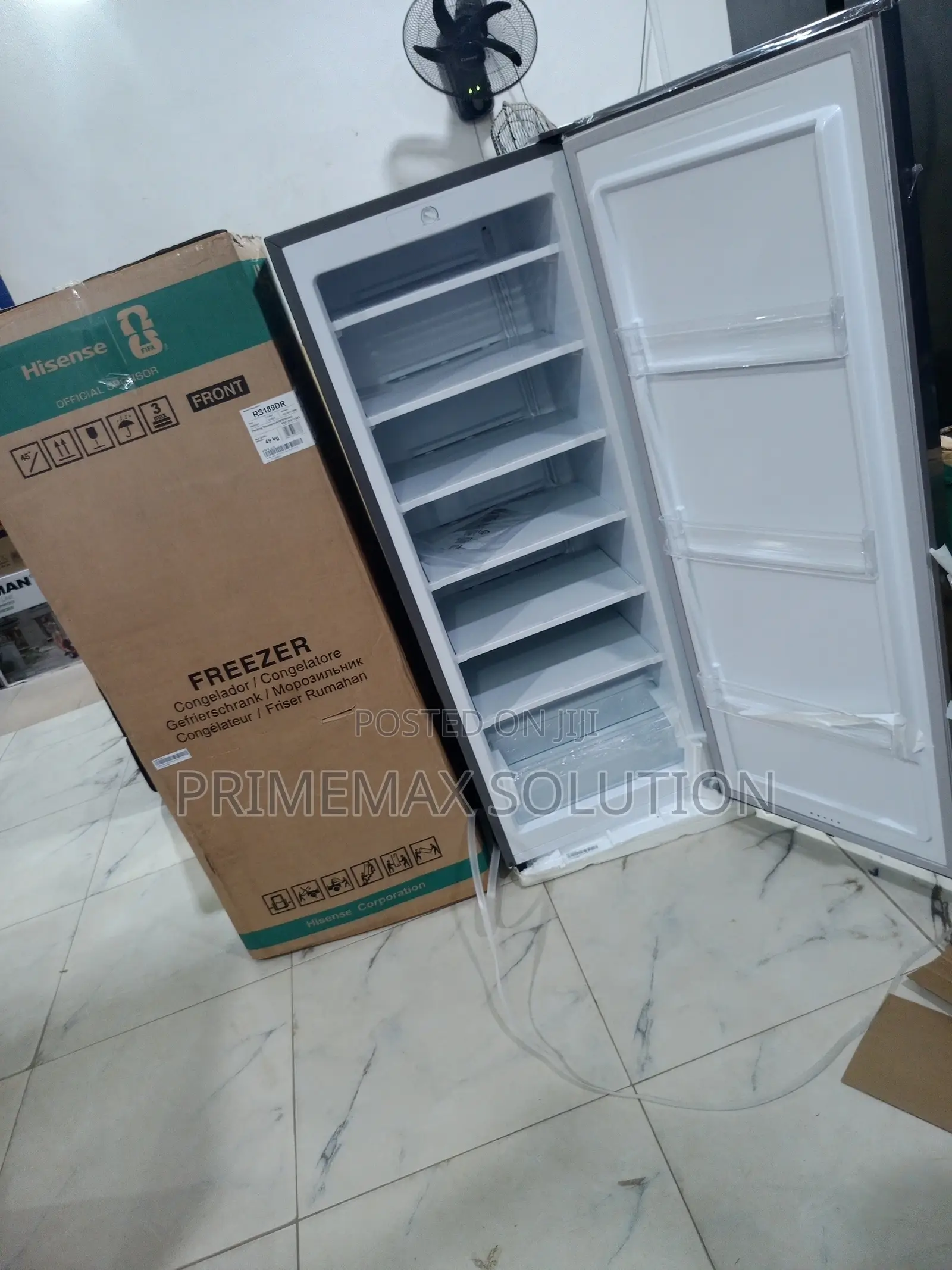 Vertical Rapid Freezing Hisense RS189DR 190L Freezer