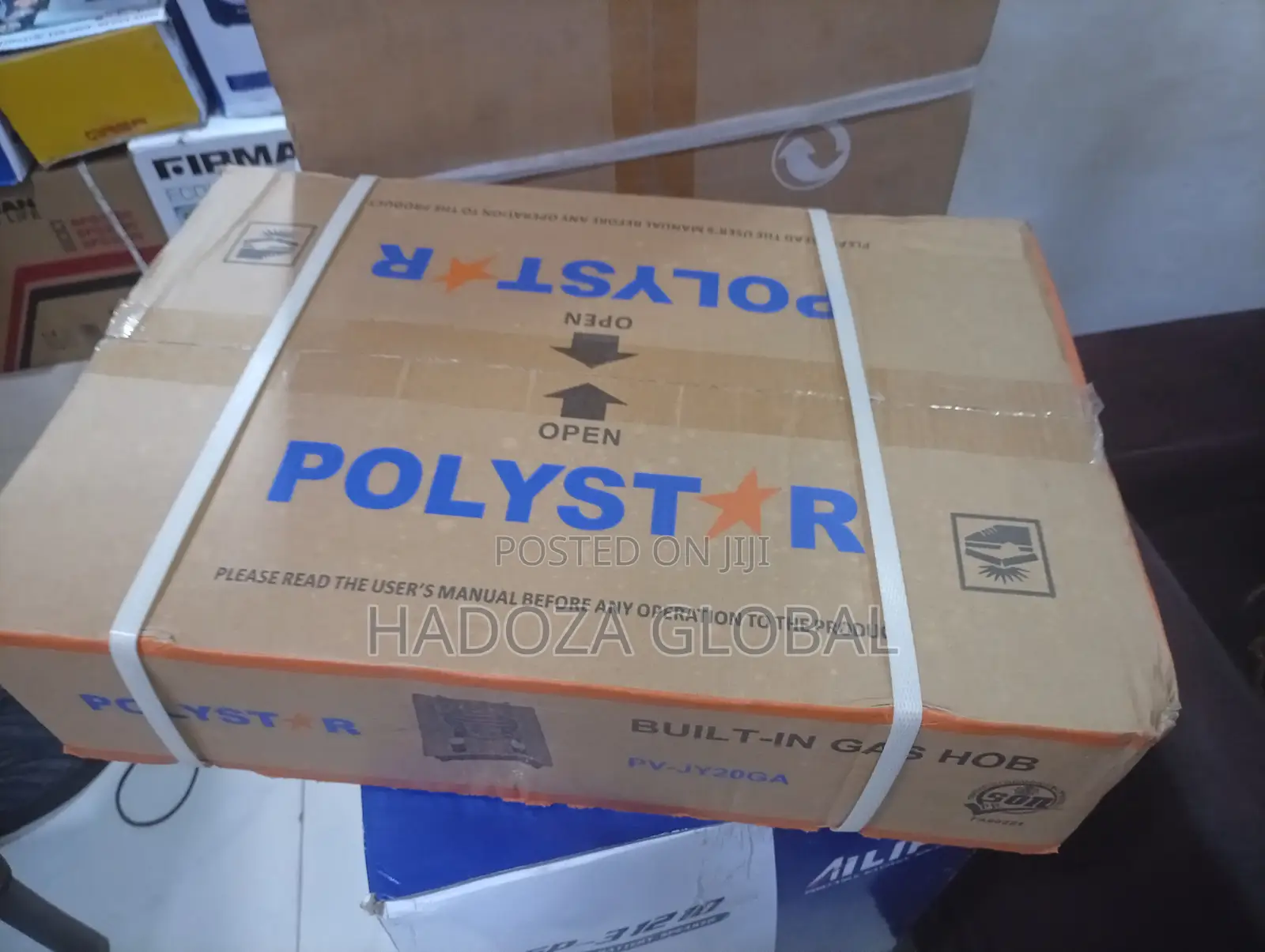 Polystar 2 Burner Gas Cooker With Auto Ignition