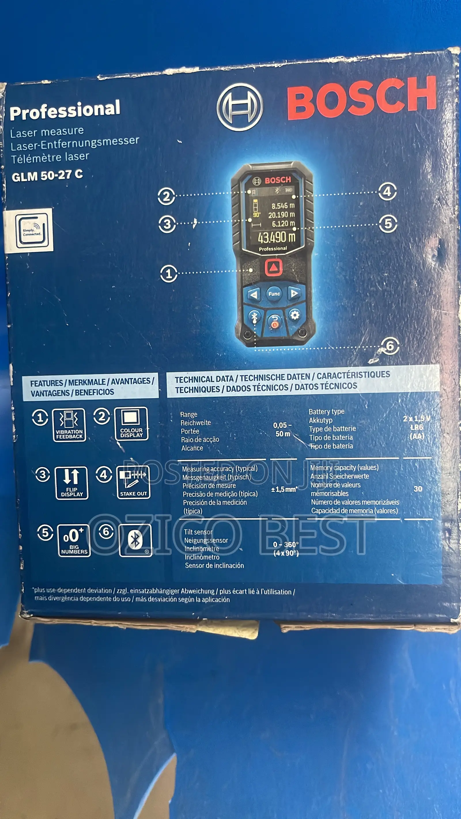 Bosch GLM 50-27 C Professional Laser Measure