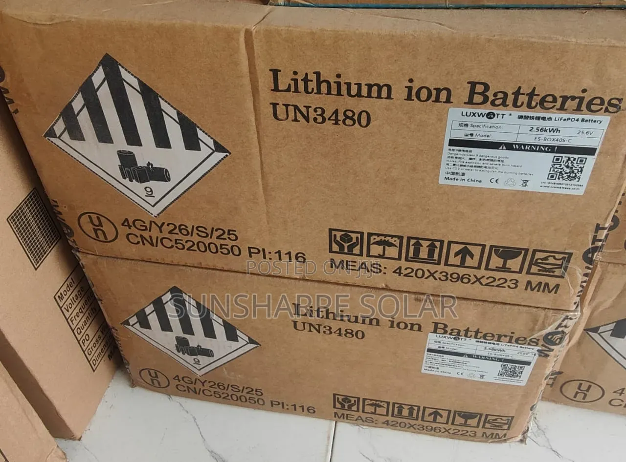 2.5kwh Luxwatt Lithiumbattery 24v