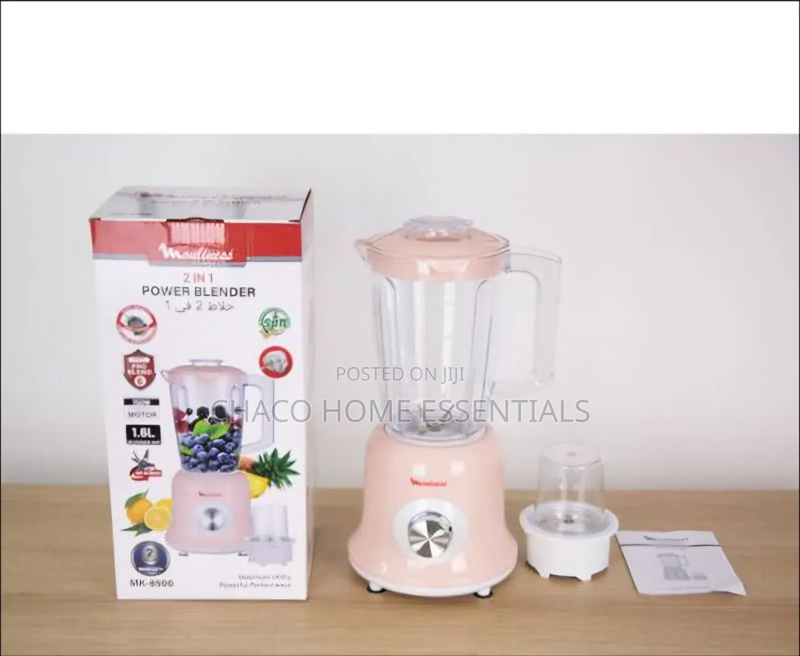 Mouliness 2-in-1 Power Blender Grinder - 1.6L