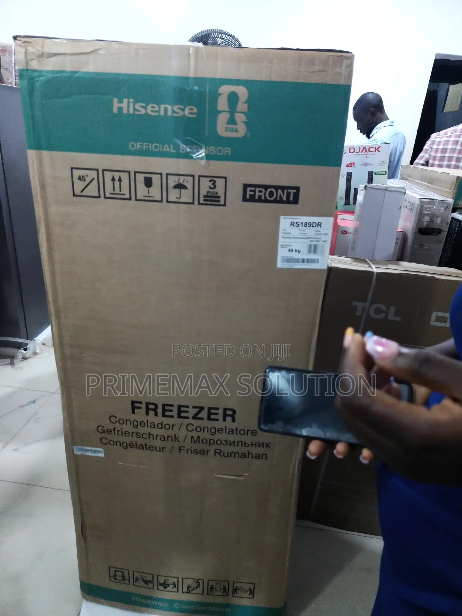 Hisense Fast Freezeing 190l Upright Freezer Rs189dr