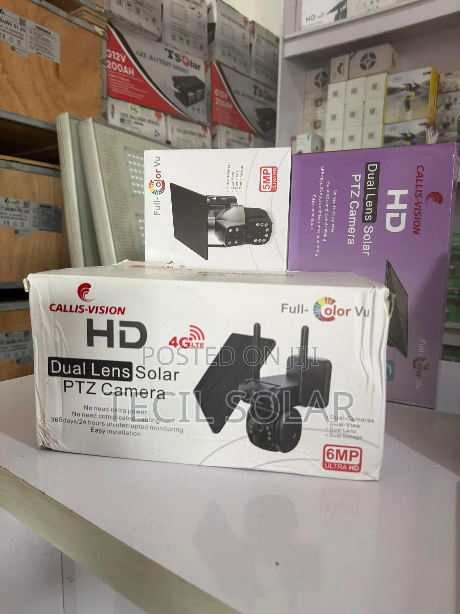 CALLIS-VISION U-Box Solar Powered Outdoor Camera