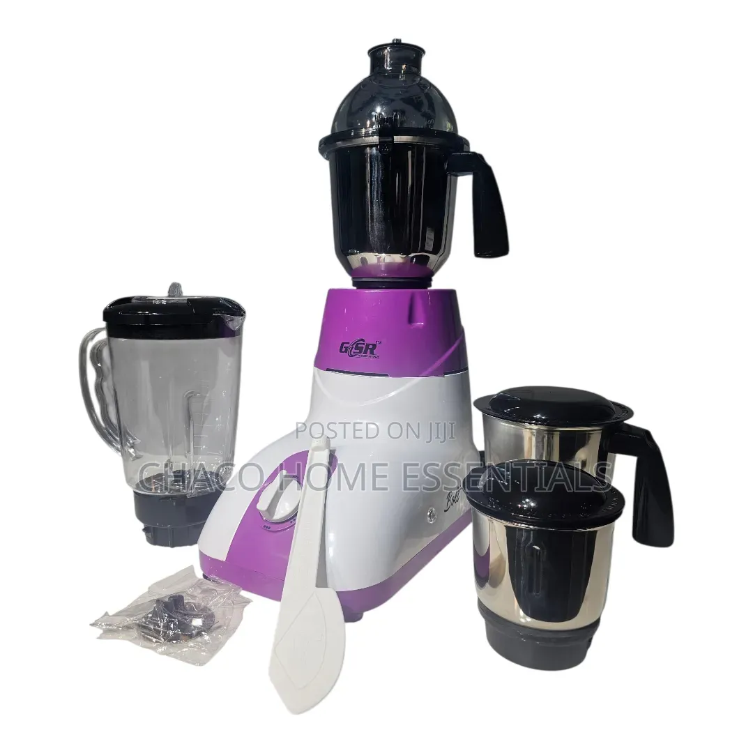 GSR Bolt Heavy Duty Mixer Grinder - 1500W (4 Jars)